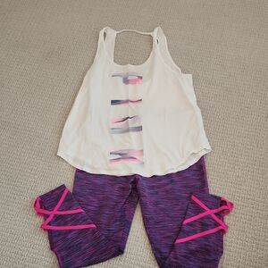 VOGO Athletica Leggings and VS Pink Tank
